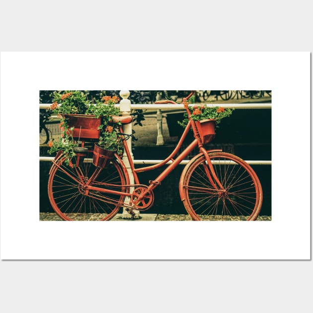 a vintage bike ride Wall Art by AKwords